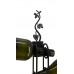 FixtureDisplays® 10-Bottle Wall Mount Wine Rack Wine Holder Wine Display Rack Wine Organizer 18144-BLACK